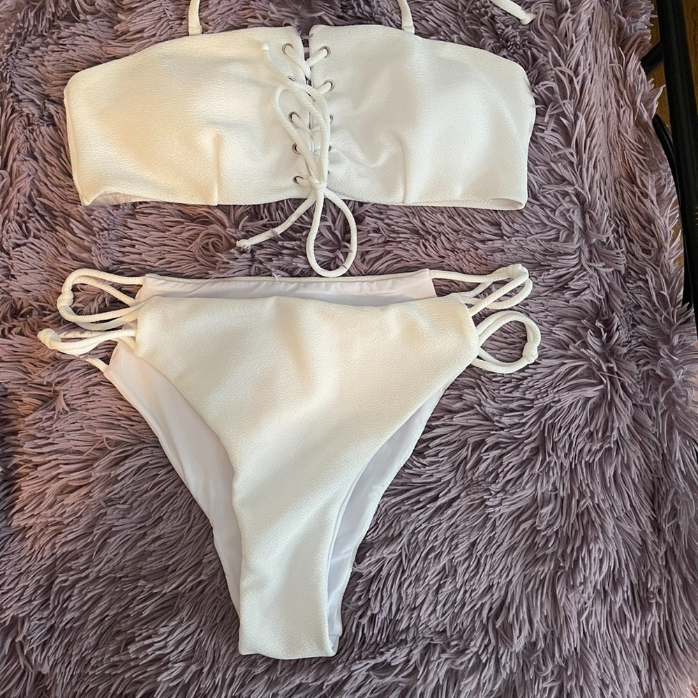 White bikini